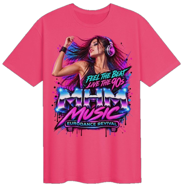 Official MHM Music Eurodance Revival Tee
